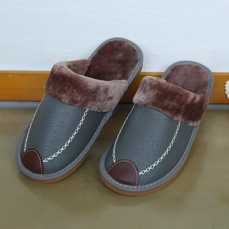 Chinelo de Couro Masculino Modelo Pantufa - American Clic 2