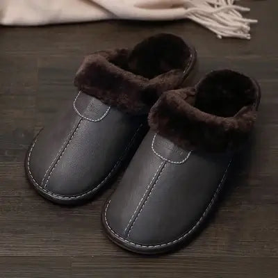 Chinelo de Couro Masculino Modelo Pantufa - American Clic 5