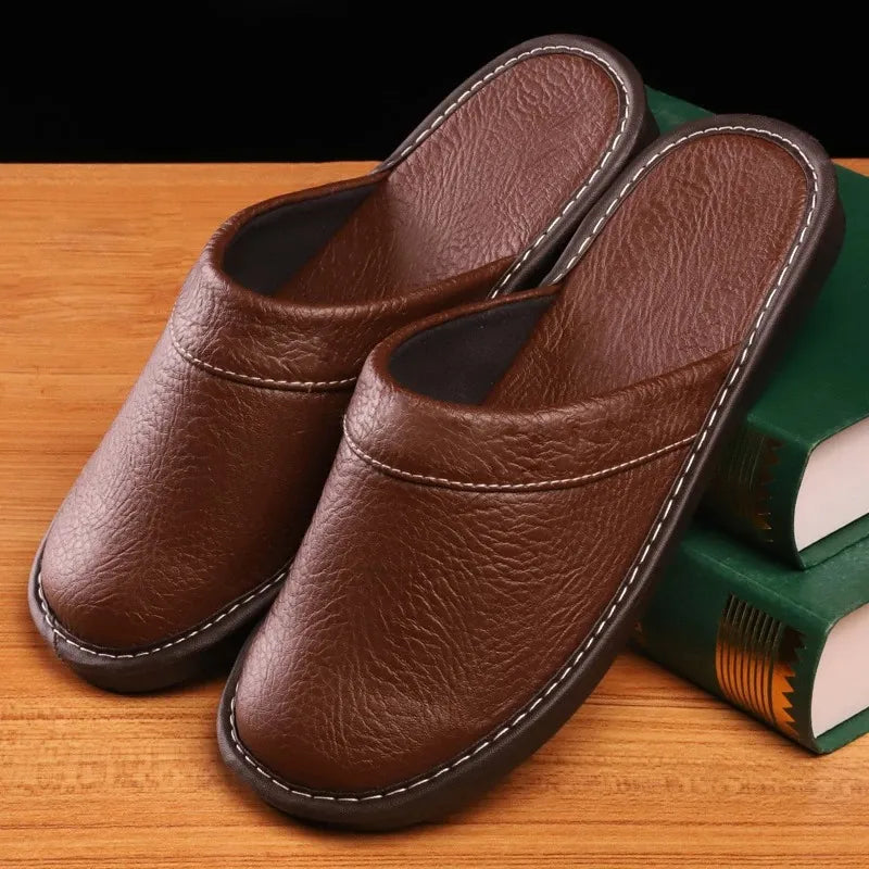 Chinelo de Couro Masculino - Roqcs 2