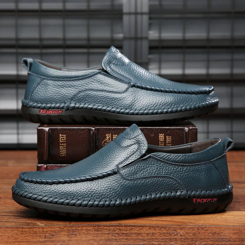 Mocassim Masculino em Couro Italiano - MenStyles