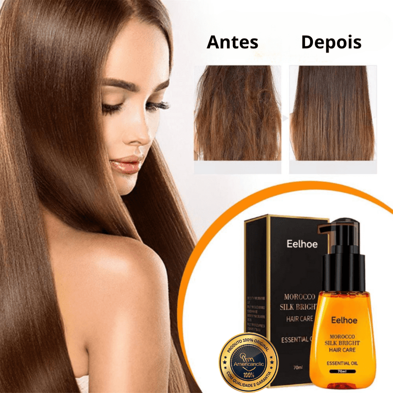 Eelhoe Óleo de Argan Marrocos Capilar Anti-frizz